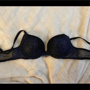 VS Very Sexy Push Up Navy & Black 32A